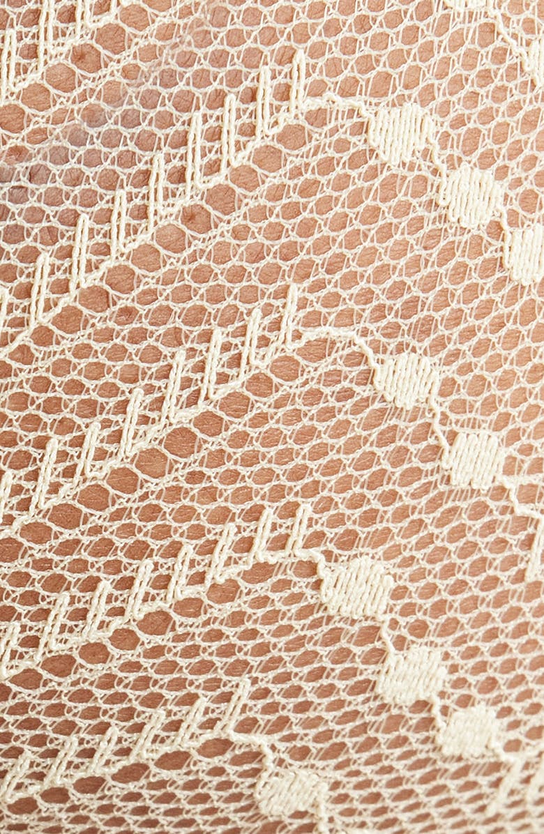 Huit Eclatante Soleil Lace Bralette, Alternate, color, Yellow