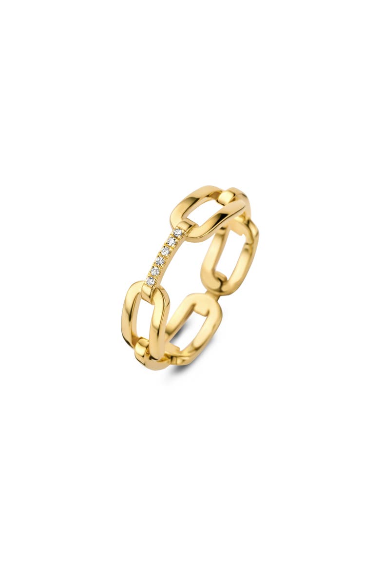 DPT Antwerp Unchain Ring, Main, color, Yellow 18K Gold Plated