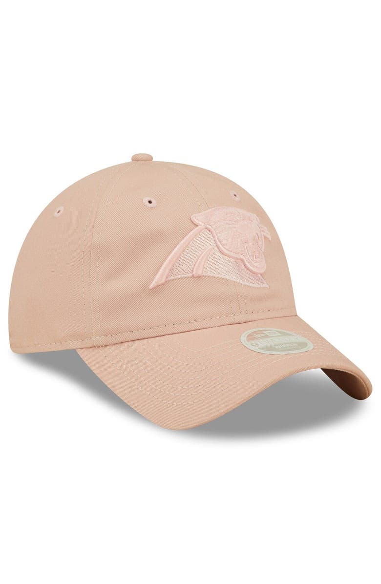 New Era Women's New Era Pink Carolina Panthers Core Classic 2.0 Tonal 9TWENTY Adjustable Hat, Alternate, color,