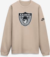 Nike Men's Nike Sand Las Vegas Raiders I-Formation Rewind Club Crew Sweatshirt