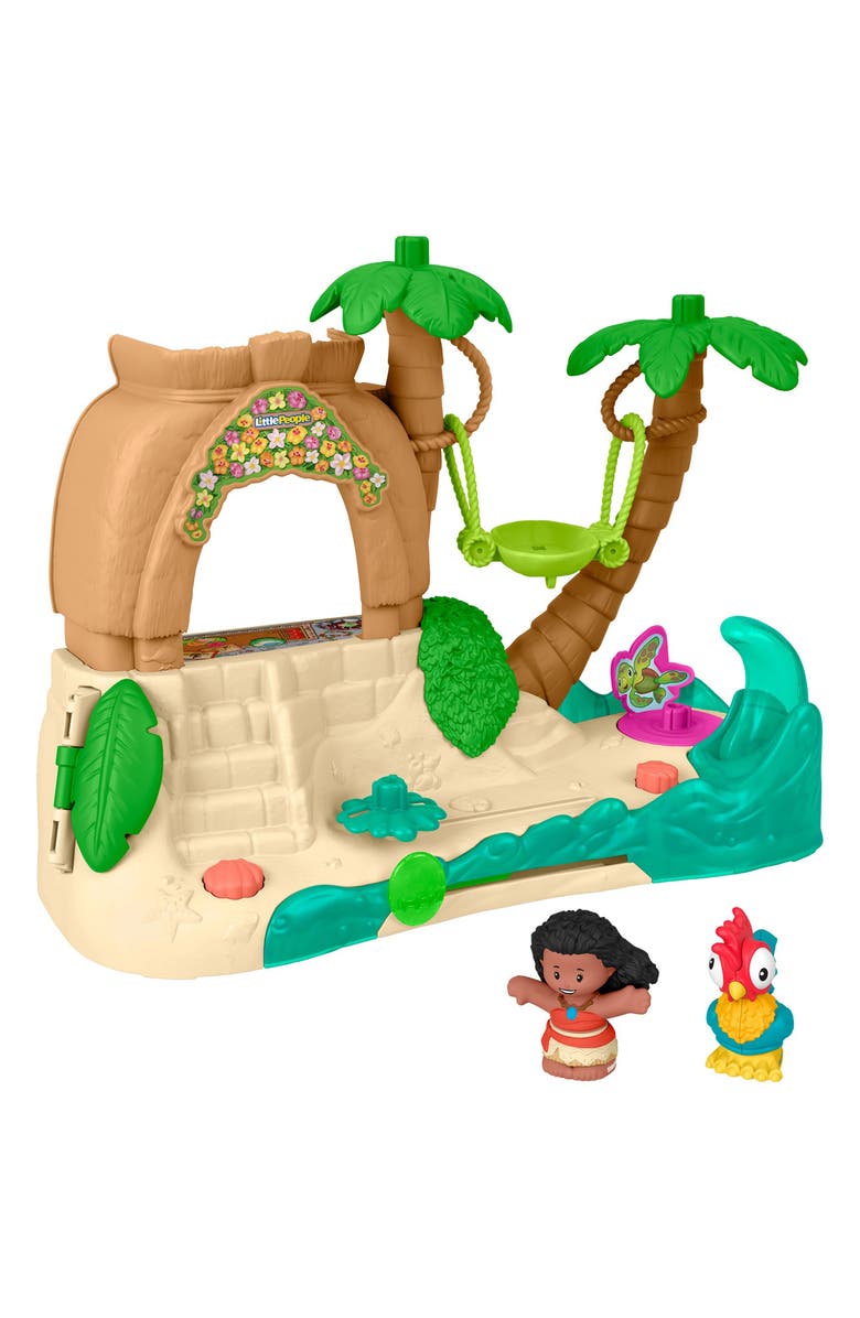 FISHER PRICE Disney<sup>®</sup> Little People<sup>®</sup> Moana Adventure Village Play Set, Main, color,