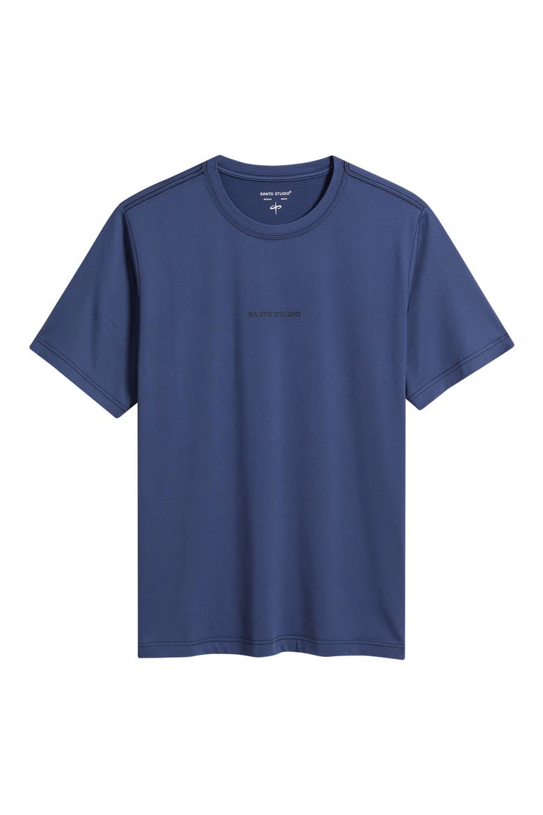 Tempo Wordmark Tech T-Shirt, Alternate, color, BLUE