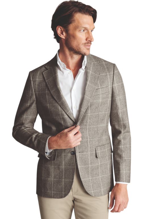 CHARLES TYRWHITT CHARLES TYRWHITT WOOL TEXTURE TWILL JACKET 