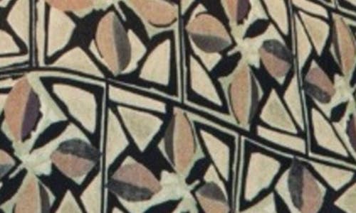 Apny Abstract Print Button-up Shirt In Gray
