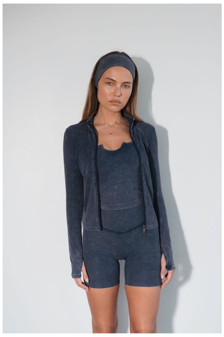 Cloud II Rib Basic Jacket, Alternate, color, Oxford Washed