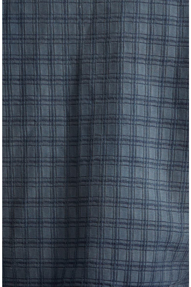 Holland Wash Plaid Jacquard Denim Overshirt, Alternate, color, HOLLAND WASH