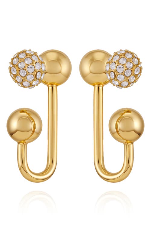 VINCE CAMUTO VINCE CAMUTO CRYSTAL FRONT/BACK EARRINGS