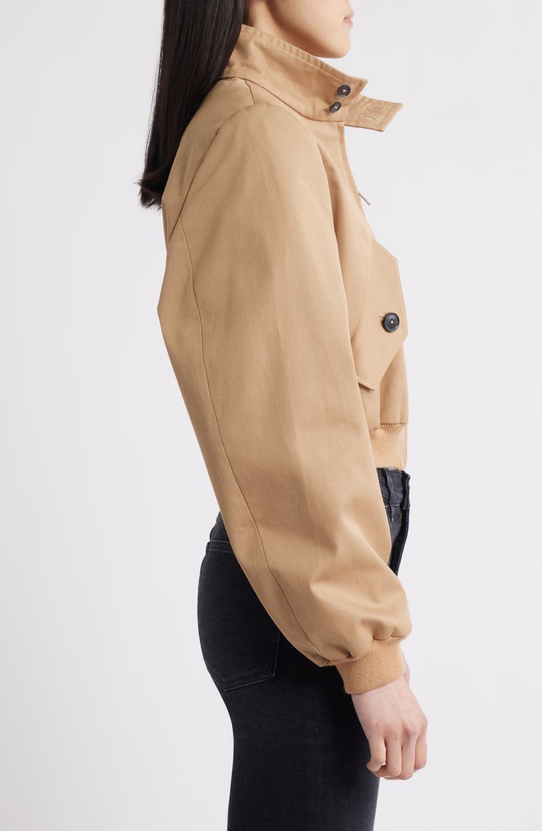 FRAME The Harrington Cotton Jacket, Alternate, color, Camel