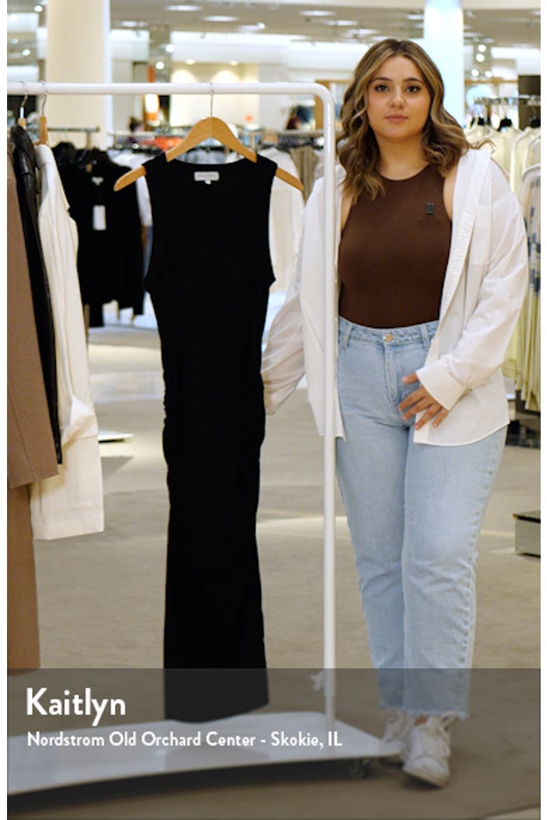 Wren Side Slit Sleeveless Body-Con Midi Dress video
