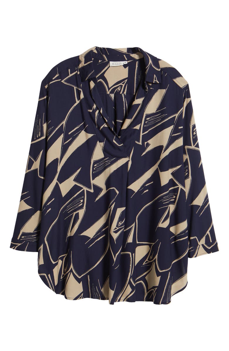 Masai Copenhagen Herdis Print Tunic Shirt, Alternate, color, 