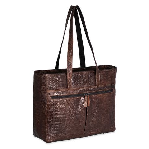 Hornback Croco Uptown Tote Bag