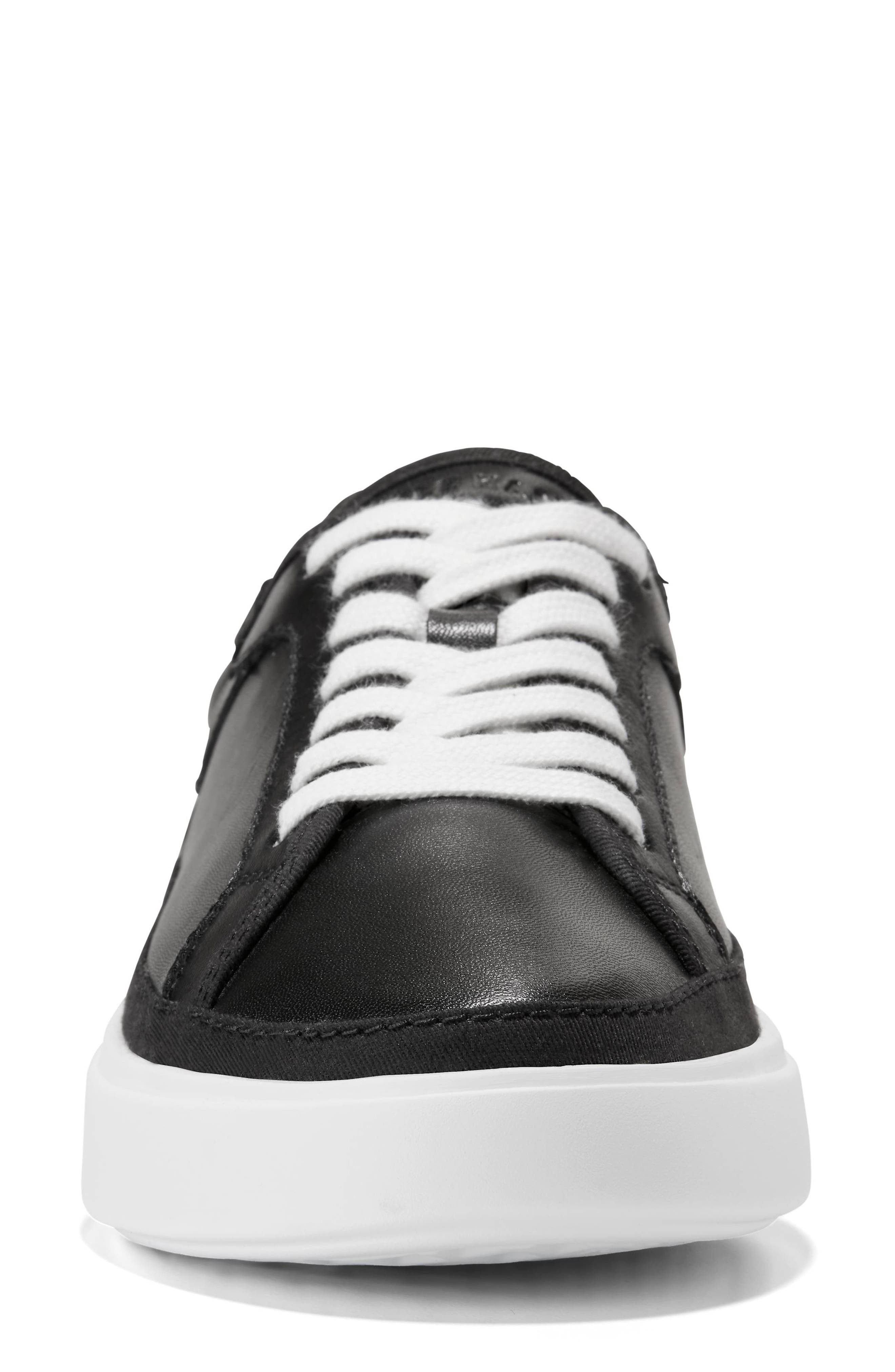 Grand Crosscourt Rydell Sneaker, Alternate, color, BLACK LEATHER
