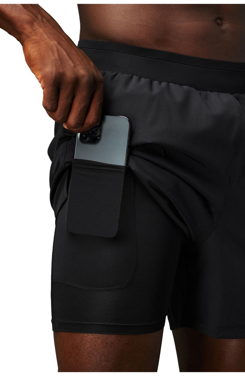 Fabletics The Fundamental Short II Lined 5", Alternate, color, Black/Black