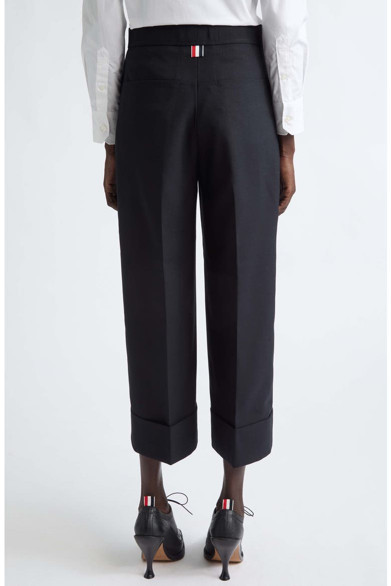 Hopsack Suiting Trousers, Alternate, color, NAVY