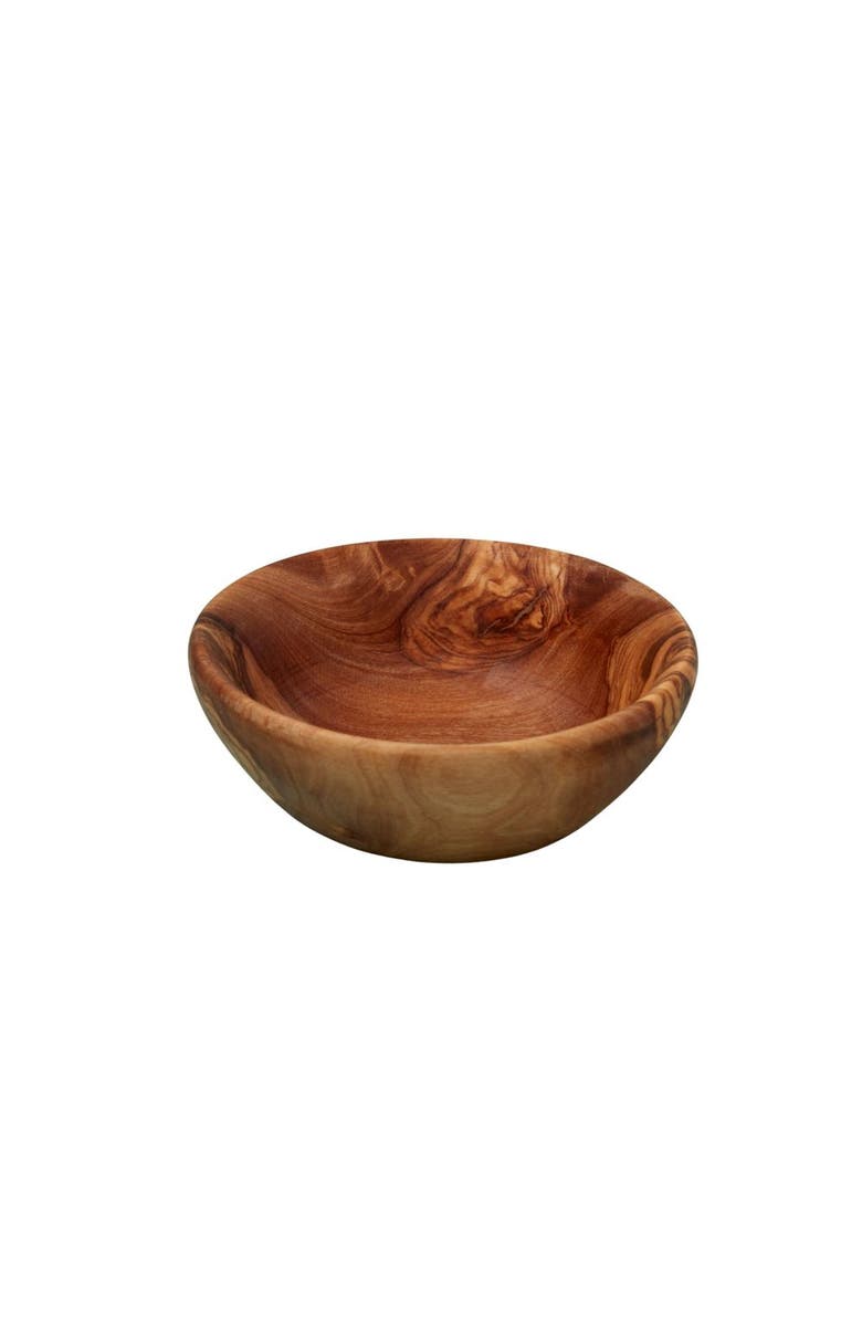 Be Home Olive Wood Pinch Bowl, Main, color, Olive