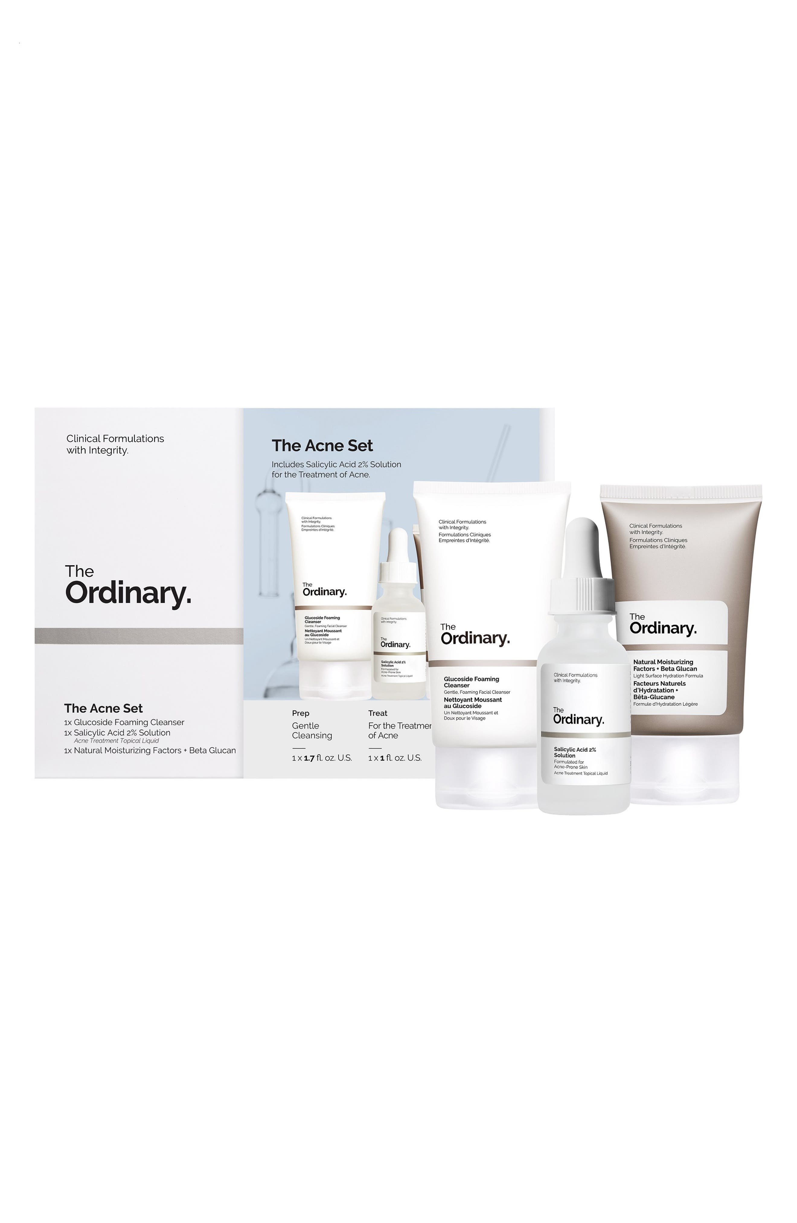 The Ordinary The Acne Set with Salicylic Acid at Nordstrom, Size 3.7 Oz