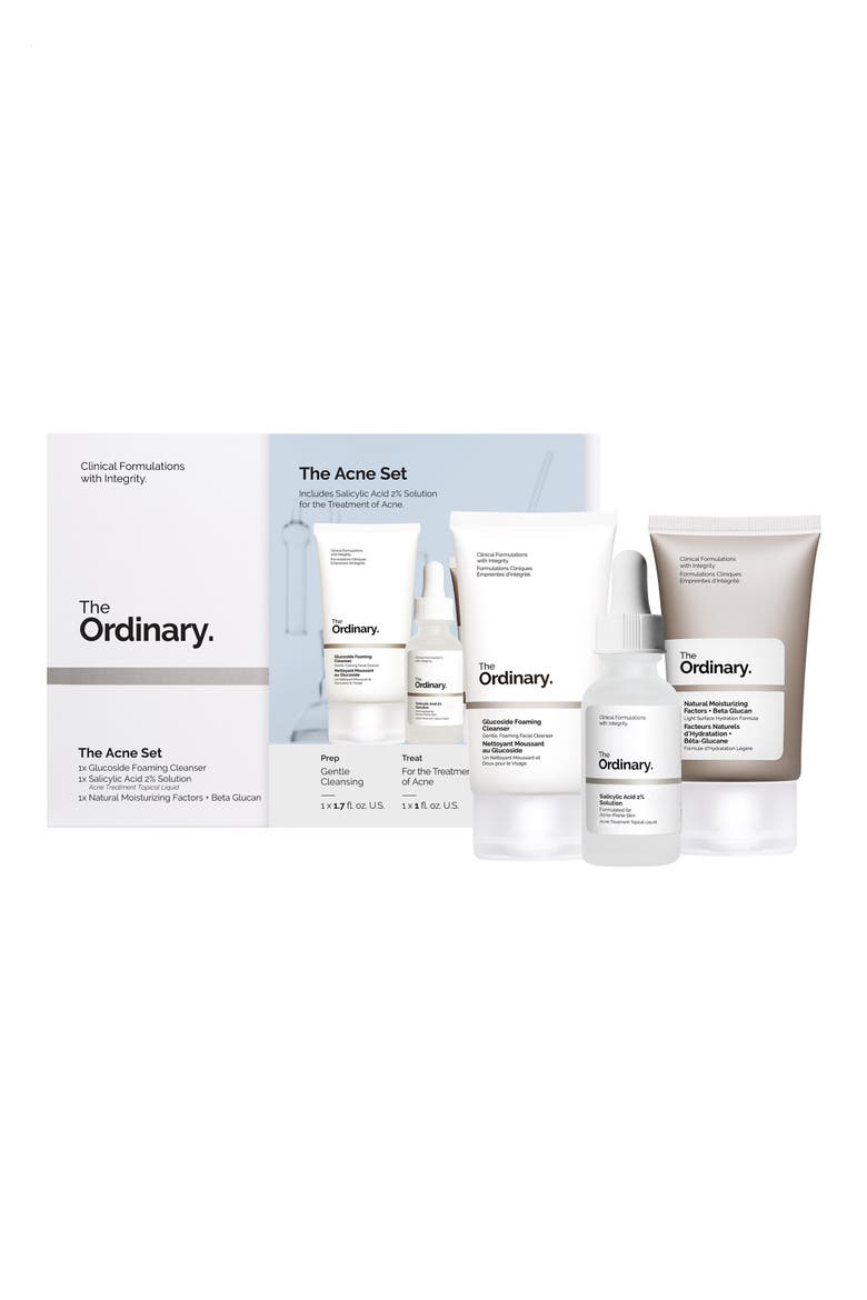 The Acne Set with Salicylic Acid, Main, color, NO COLOR