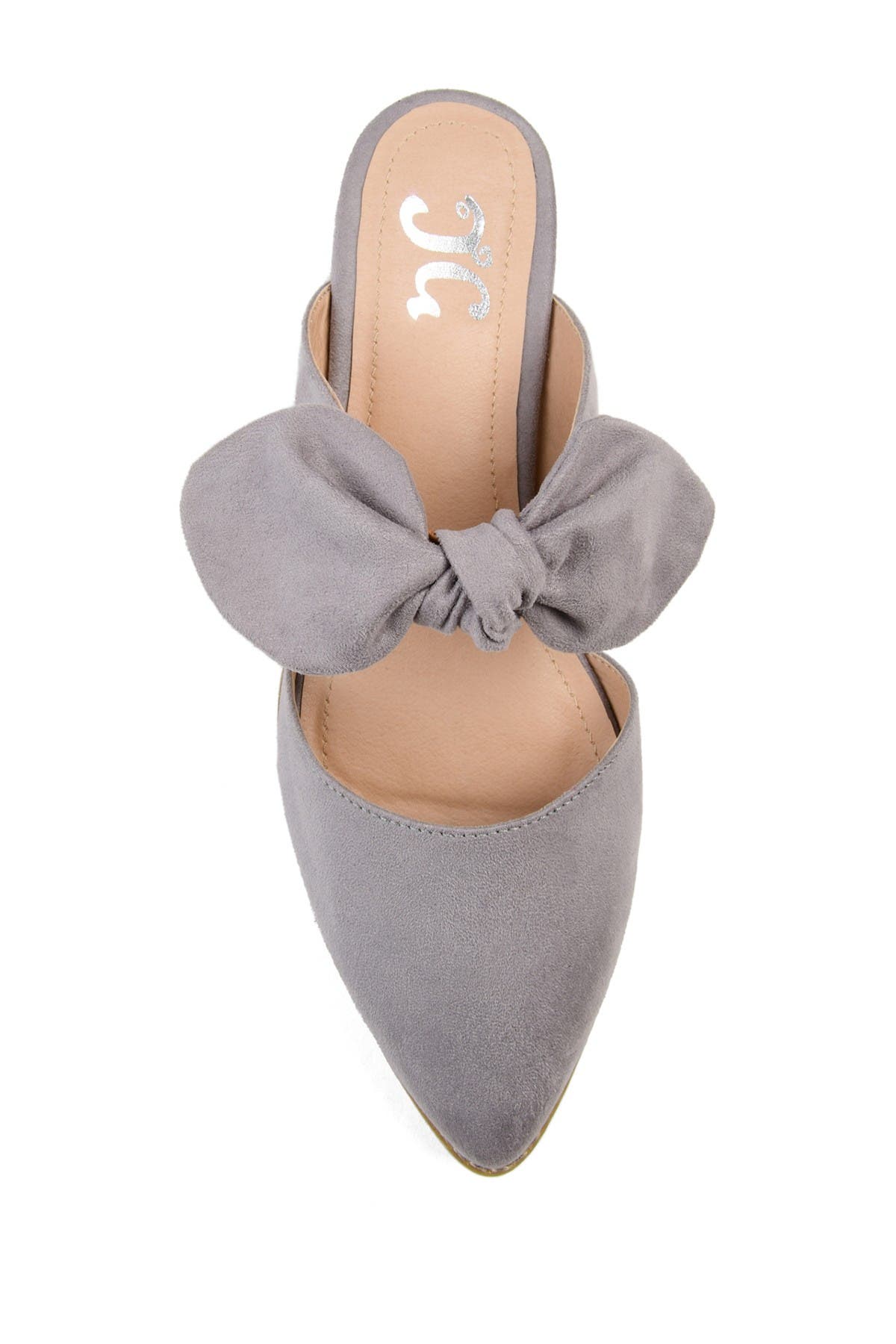 Journee Collection JOURNEE Telulah Bow Mule, Alternate, color, Grey