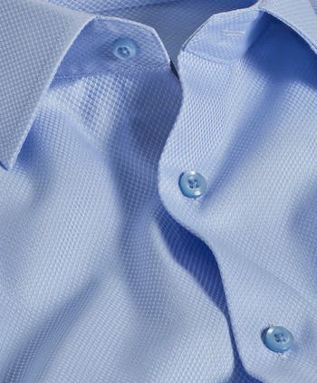 Trim Fit Diamond Dobby Dress Shirt