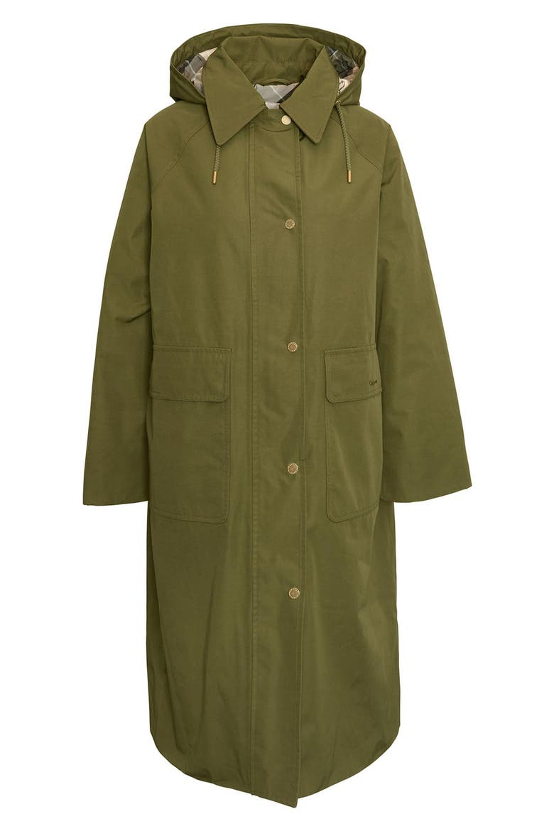 Francis Waterproof Insulated Long Coat with Removable Hood, Alternate, color, ANCIENT LODEN TARTAN