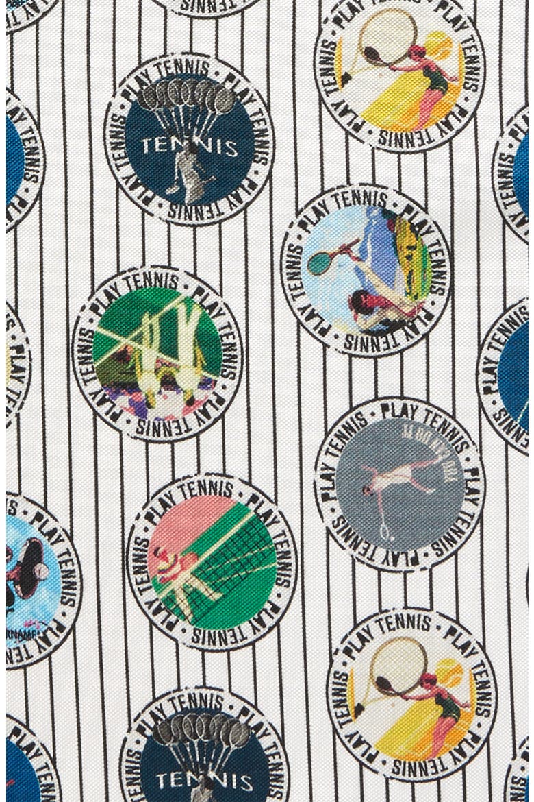 Tennis Player Silk Pocket Square, Alternate, color, WHITE