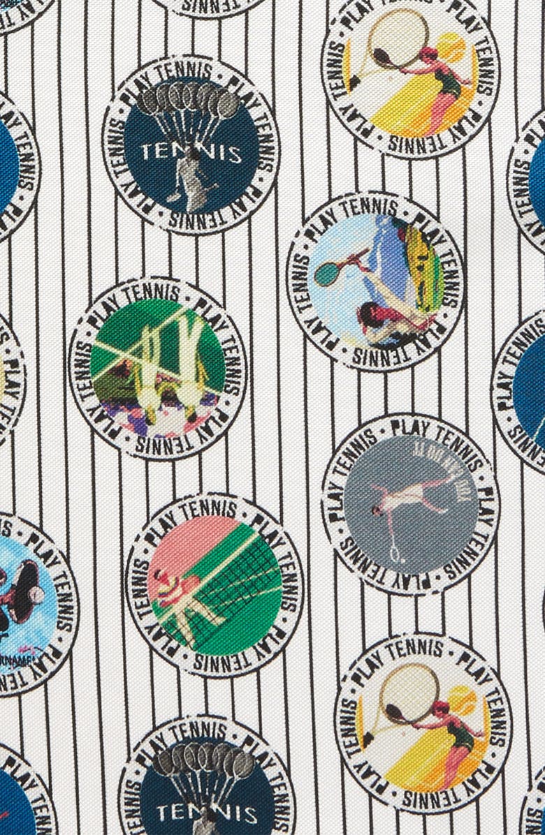 Eton Tennis Player Silk Pocket Square, Alternate, color, 