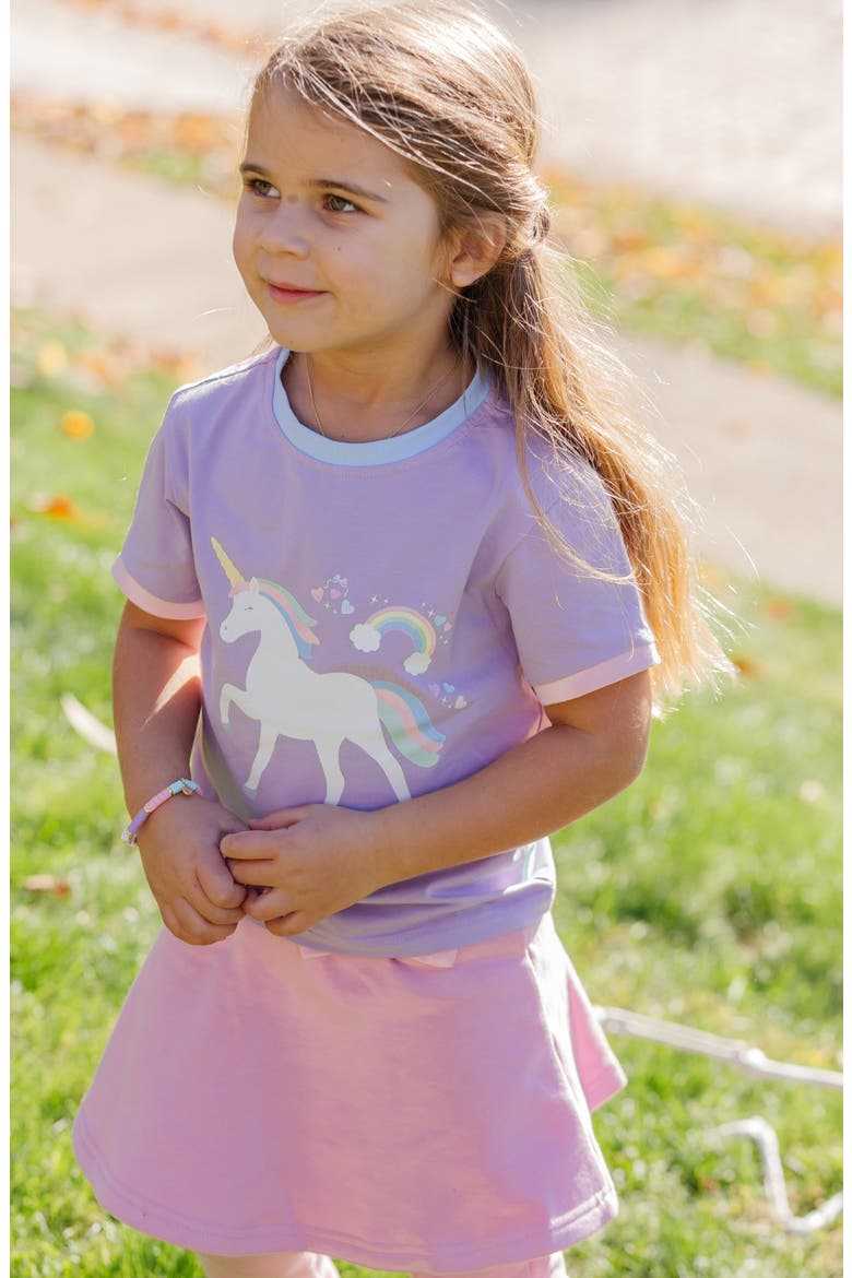 Unicorn Sparkle T-Shirt, Alternate, color, Purple