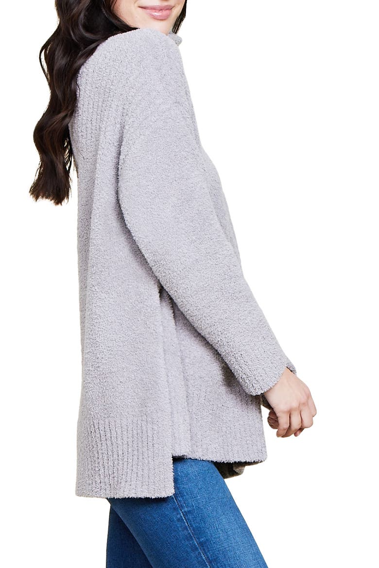 CozyChic™ High-Low Pullover, Alternate, color, DOVE GRAY