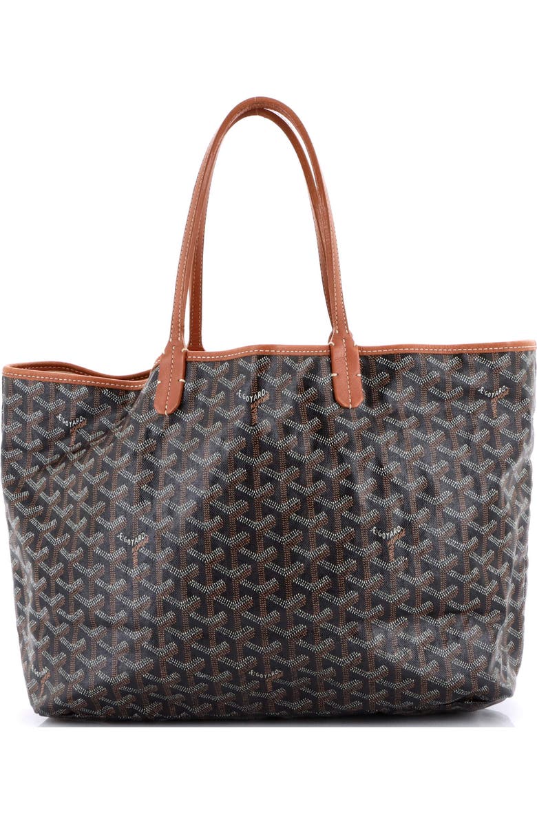 Pre-Owned Goyard Saint Louis Tote Coated Canvas PM, Main, color, Brown