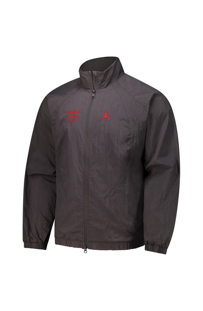 Jordan Brand Men's Jordan Brand Gray Chicago Bulls Courtside Statement Edition Jumpman Jam Full-Zip Jacket, Alternate, color, Gray