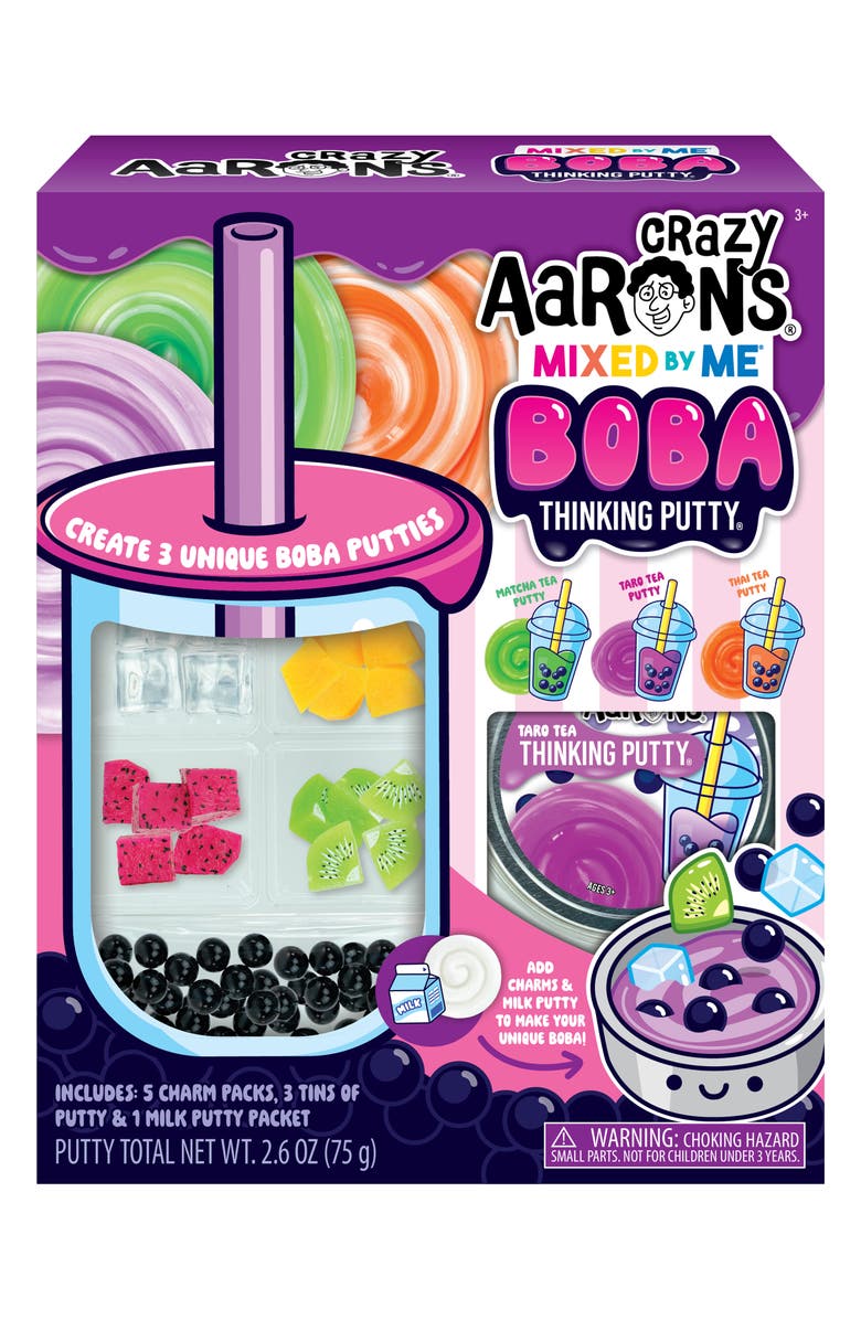 CRAZY AARON'S Crazy Aarons<sup>®</sup> Mixed by Me<sup>®</sup> Boba Thinking Putty Kit, Main, color, 