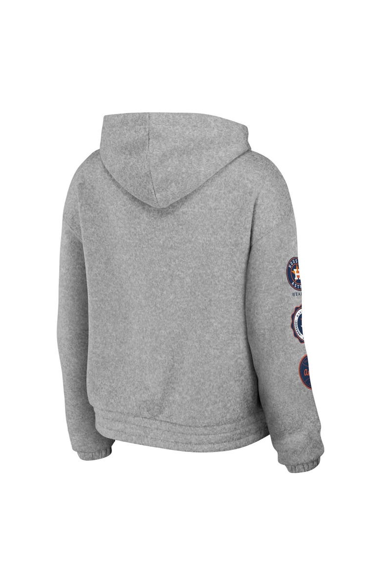 WEAR by Erin Andrews Women's WEAR by Erin Andrews Gray Houston Astros Full-Zip Hoodie, Alternate, color, 