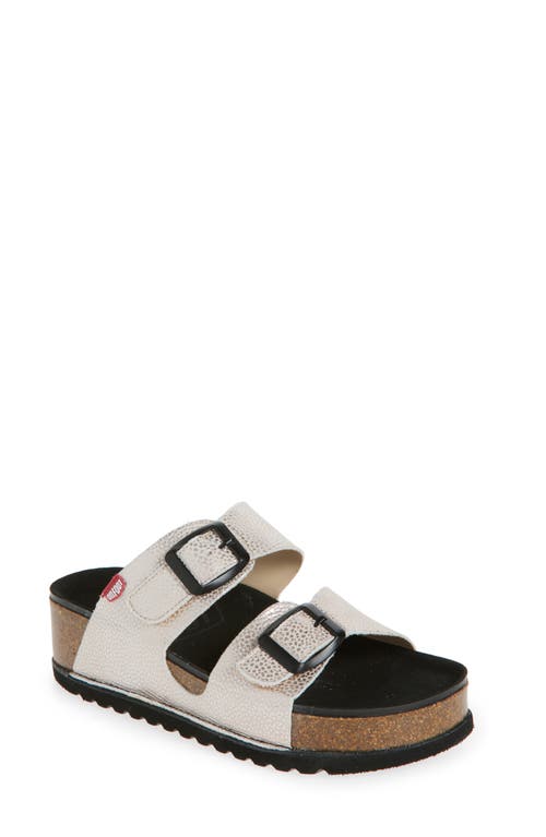 On Foot Naoshima Platform Sandal In Starlight Oro