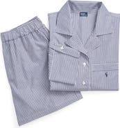 Polo Ralph Lauren Crop Cotton Poplin Short Pajamas