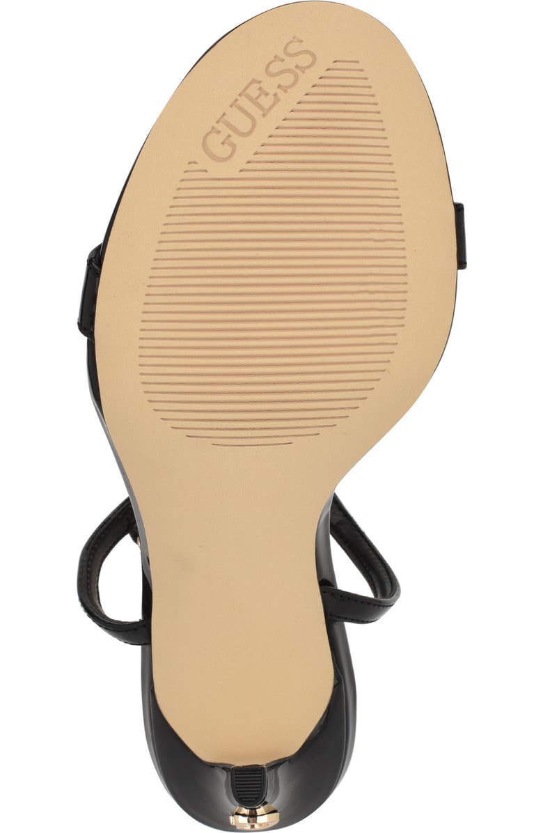 GUESS Miamy Ankle Strap Sandal, Alternate, color, Black