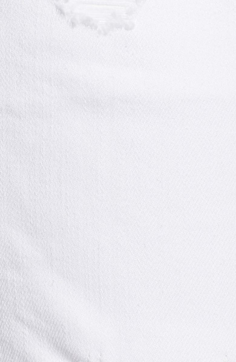 AG 'Nikki' Cutoff Denim Bermuda Shorts, Alternate, color, 1 Year White Mended