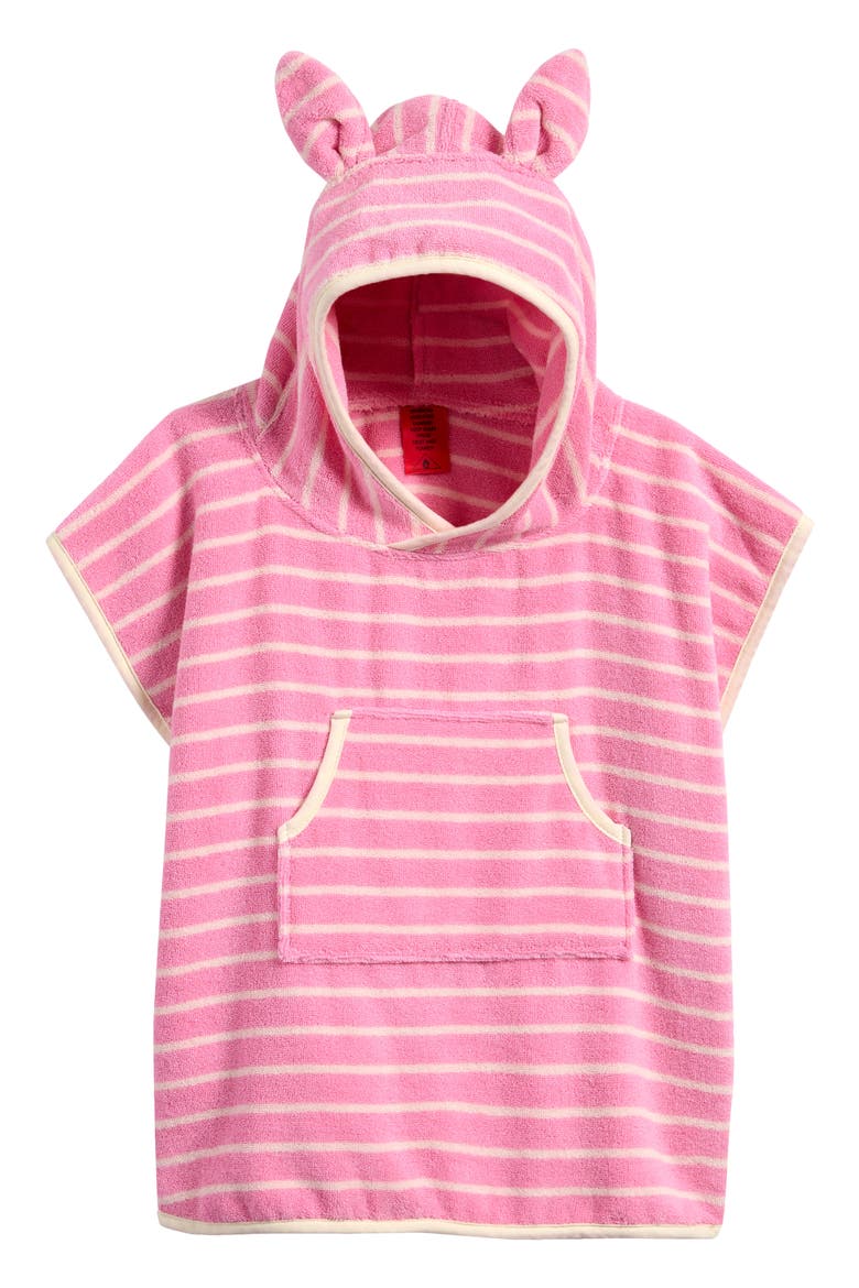 Kids' Character Hooded Towel, Main, color, PINK