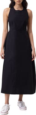 Reistor Cross-back Midi Dress
