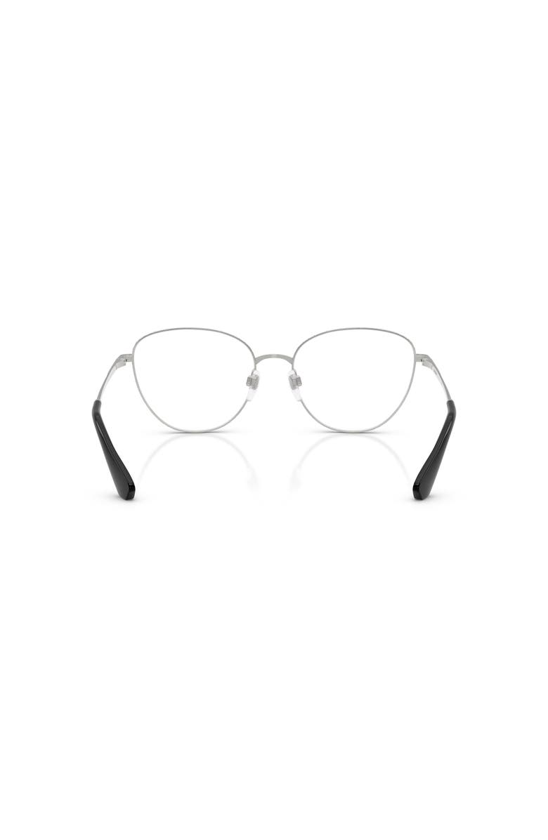 Burberry 54mm Cat Eye optical glasses, Alternate, color, Silver