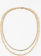 Ivy & Pearl Co. Golden Duo Necklace