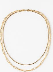 Ivy & Pearl Co. Golden Duo Necklace