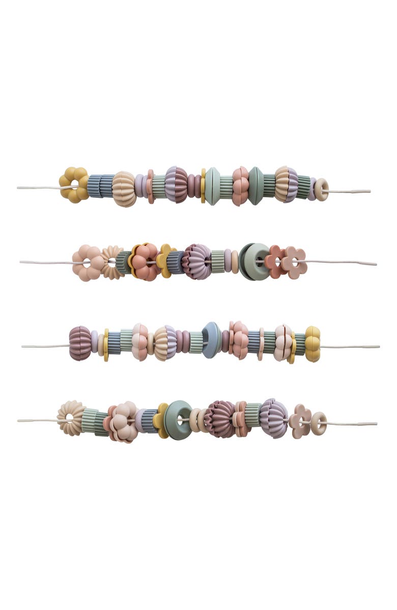 Mushie Lacing Bead Set, Main, color, Misc