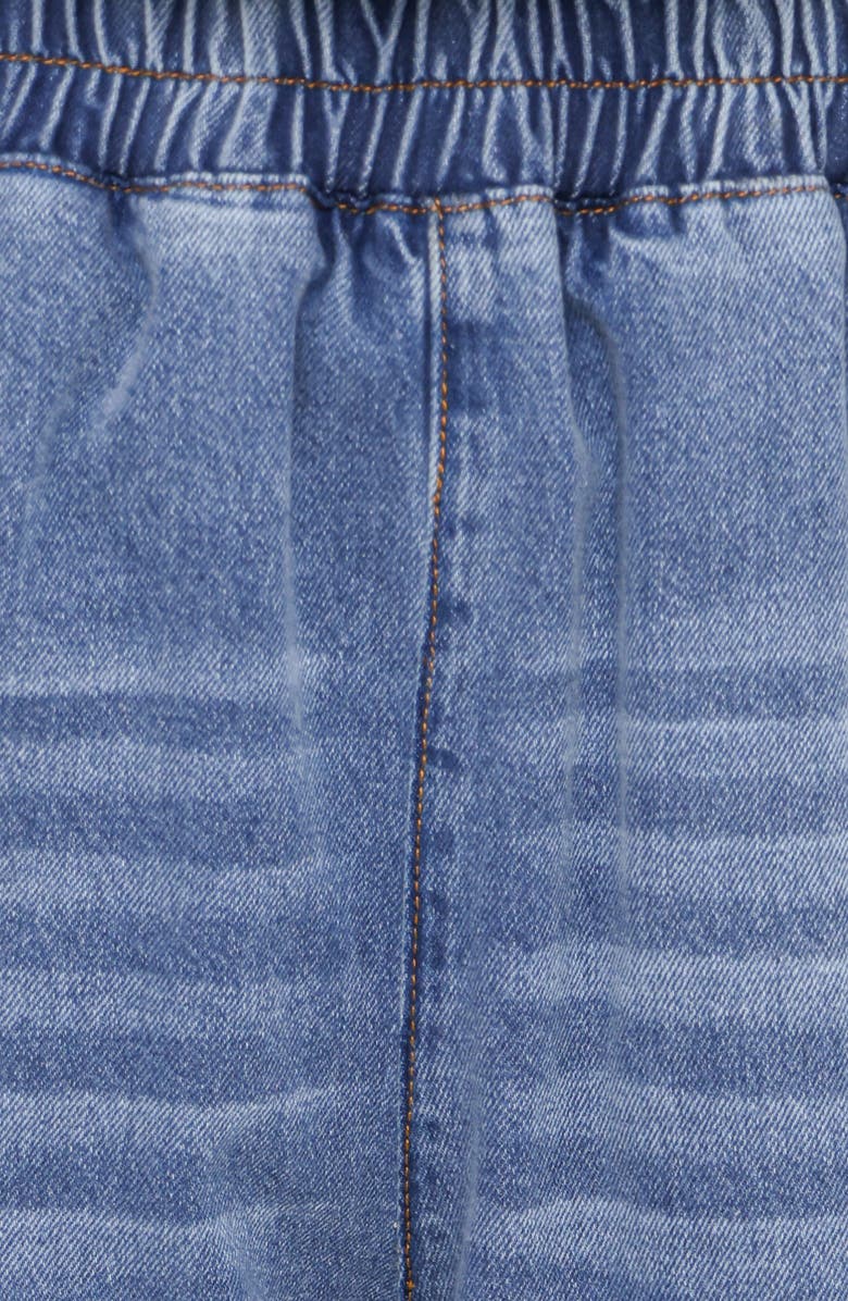 Petal & Pup Sophie Pull-On Crop Barrel Jeans, Alternate, color, Medium Wash