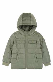 Hooded Quilted Puffer Jacket
