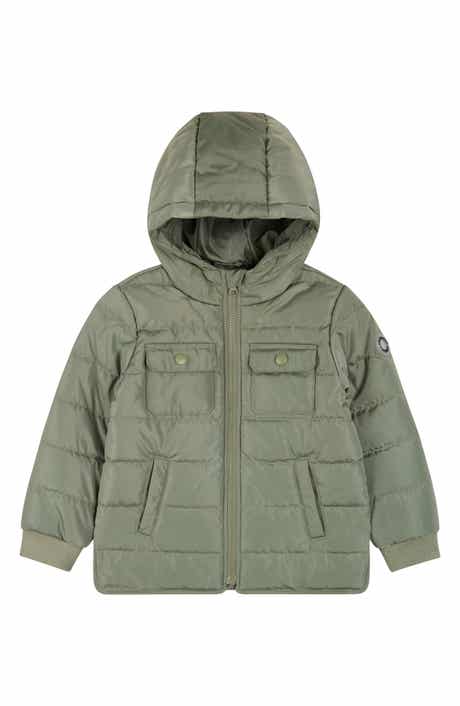 Hooded Quilted Puffer Jacket
