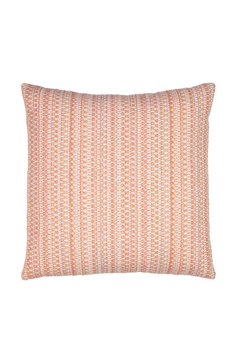 Kaleidoscope Chenille Micro Check Indoor & Outdoor Woven Accent Pillow