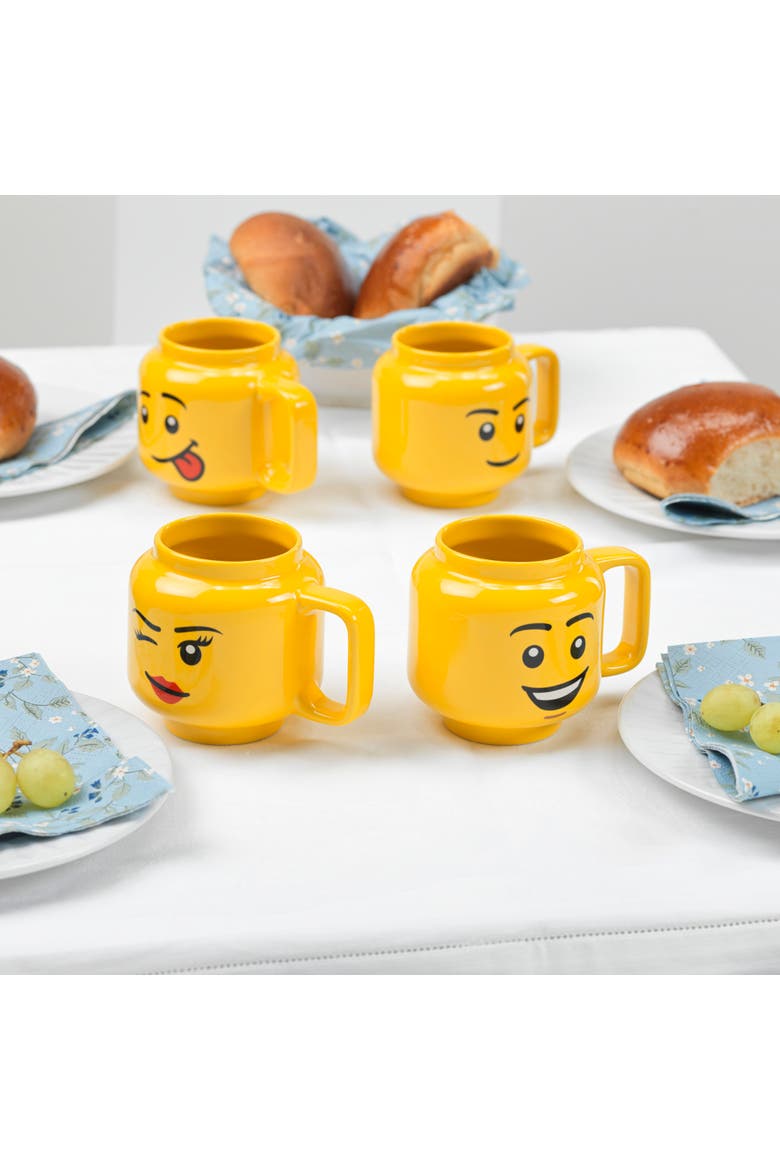 Classic Ceramic Mug, 17.9 oz, Alternate, color, Yellow