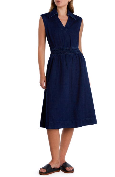 Adeline Denim A-Line Dress