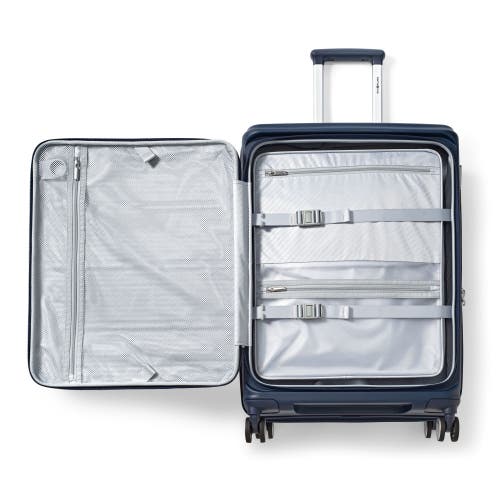 Samsonite Paralux Medium Expandable Spinner Suitcase In Blue