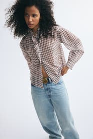 H&M Ruffle-Trimmed Blouse